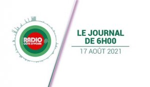 Journal de 06h00 du 17 août 2021 [Radio Côte d'Ivoire]