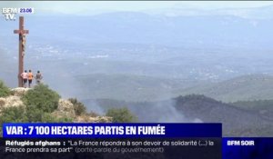 Var: des habitants de Grimaud retrouvent leur maison détruite par l'incendie