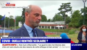 Jean-Michel Blanquer: "Il n'y a évidemment pas de pass sanitaire pour aller à l'école"