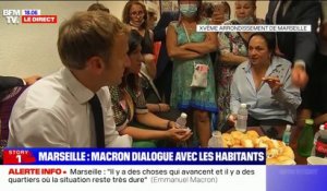 "Nos jeunes sont en souffrance": le cri du cœur d'une habitante de Marseille face à Emmanuel Macron