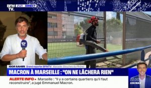 Marseille: plusieurs sociétés sont intervenues pour nettoyer la cité Bassens avant l'arrivée d'Emmanuel Macron