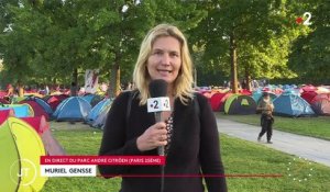 Paris : le collectif Réquisition installe 1 000 personnes sans logement au Parc André-Citroën