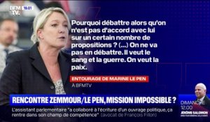 Marine Le Pen accepte de dîner avec Éric Zemmour, lui réclame un "débat démocratique public"