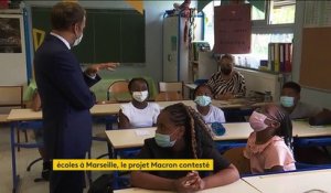 Éducation à Marseille : le projet d'Emmanuel Macron divise