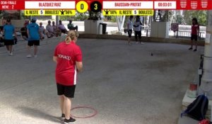 Demi-finale BLAZQUEZ RUIZ vs BAUSSIAN-PROTAT : National à pétanque doublette féminin de Monaco - 3ème Ducasse's Challenge 2021