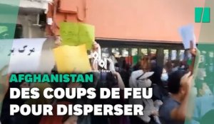 À Kaboul, les Talibans tirent dans l'air pour disperser des manifestants