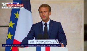 "Adieu Bébel": l'hommage d'Emmanuel Macron à Jean-Paul Belmondo