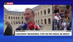 « Jean-Paul prenait le soleil pour le rendre, c'était le sourire de la France » : Jean Dujardin rend hommage à Belmondo