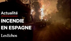 Feu de forêt en Espagne: un pompier mort, un millier de personnes évacuées