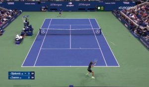 Amortie et contre-amortie : Zverev a eu un répondant spectaculaire face à Djokovic au 1er set