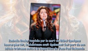 Isabelle Boulay en deuil - la chanteuse pleure la mort d'un proche