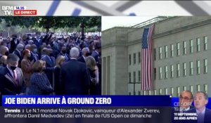 Hommage aux victimes du 11-Septembre: Joe Biden arrive à Ground Zero