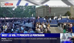 Hommage aux victimes du 11-Septembre: une minute de silence à New York et à Arlington, où se trouve le Pentagone