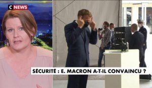 Sandra Buisson résume l'intervention d'Emmanuel Macron à Roubaix