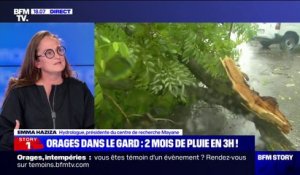 Intempéries dans le Gard: "À chaque fois, les intensités seront un peu plus importantes, sur un laps de temps de plus en plus court", selon cette hydrologue
