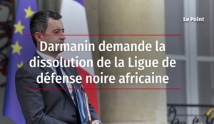 Darmanin demande la dissolution de la Ligue de défense noire africaine