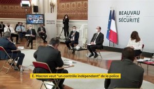 Police : Emmanuel Macron veut mettre en place un "contrôle indépendant"