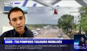 Intempéries: "Les troupes se consacrent désormais aux missions de retour à la vie normale et de soutien aux populations", explique le porte-parole des sapeurs-pompiers du Gard
