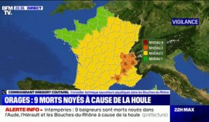 Bouches-du-Rhône: "Avec les conditions actuelles, la mer Méditerranée elle peut être très dangereuse", selon le commandant Coutarel