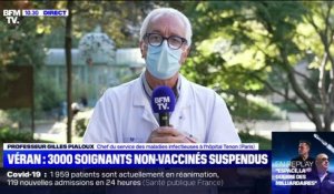 Pr Gilles Pialoux sur les soignants non-vaccinés: "Les choses vont dans le bon sens et on ne peut pas le faire sans fermeté"