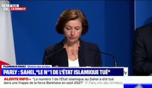 Florence Parly: la mort du numéro 1 de l’État islamique au Sahel "intervient après plus de 18 mois d'effort constant"