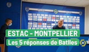 Estac-Montpellier : les 5 réponses de Laurent Batlles