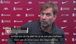 Liverpool - Klopp n'est "pas impliqué" dans les discussions pour la prolongation de Salah