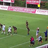 TOP 14 - Essai de Camille CHAT (R92) - Biarritz Olympique - Racing 92 - J03 - Saison 2021/2022