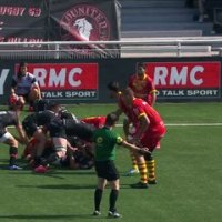 TOP 14 - Essai de Demba BAMBA (LOU) - LOU Rugby - USA Perpignan - J03 - Saison 2021/2022