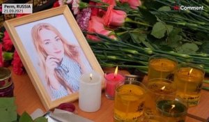 Russie : après la fusillade mortelle à l'université, le choc et le deuil à Perm