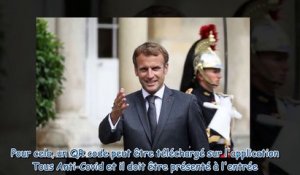 Emmanuel Macron - le QR code de son pass sanitaire fuite sur les réseaux sociaux