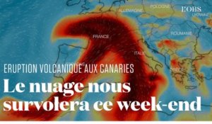 Le dioxyde de soufre libéré par le volcan de La Palma va survoler la France
