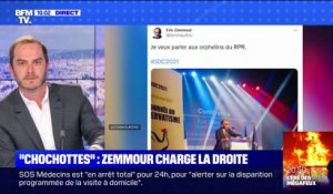 "Chochottes": Éric Zemmour charge la droite