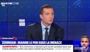 Jordan Bardella: "Le seul qui sort le champagne quand il voit le camp national se diviser, c'est Emmanuel Macron"