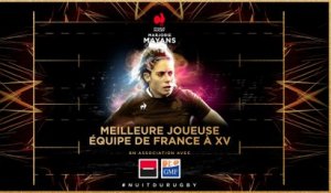 Marjorie Mayans sacrée Meilleure Joueuse du XV de France - Nuit du Rugby