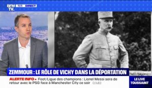 Propos d'Éric Zemmour sur le régime de Vichy: pour l'historien Laurent Joly, "c'est une totale fake news"