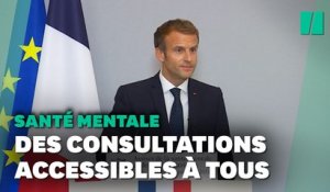 Macron promet le remboursement des consultations chez le psychologue dès 2022