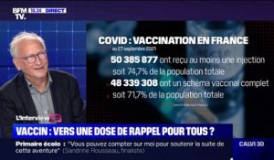 Pr Alain Fischer: environ "75% de la population française" a reçu une dose du vaccin contre le Covid-19