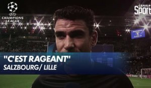 La réaction de B. André après la défaite du LOSC (2-1) - Salzbourg / Lille