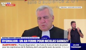 Thierry Herzog, avocat de Nicolas Sarkozy: "Le président Sarkozy n'a jamais demandé à être mieux traité qu'un autre, mais n'a aucune raison de l'être moins bien"