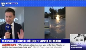 "Très objectivement, cette situation est très inquiétante": Benoît Payan, maire de Marseille, met en garde contre les intempéries