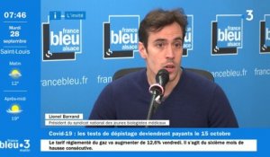 Lionel Barrand président du syndicat national des jeunes biologistes médicaux