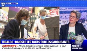 Sandrine Rousseau sur les carburants: "La baisse du prix n'est pas la solution"