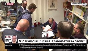 Eric Zemmour a de plus en plus de mal à cacher ses ambitions - Hier soir, à Versailles, il affirme : "Je suis le candidat de la droite"