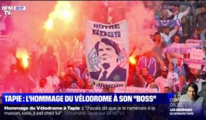 Bernard Tapie: le Vélodrome rend un dernier hommage à son "boss"
