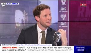 Clément Beaune sur le Brexit: "Ce n'est pas en tapant sur nos pêcheurs que vous réglerez les pénuries"