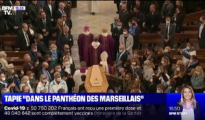 Cris des supporters, écharpes de l'OM et messe solennelle: retour sur la journée d'obsèques de Bernard Tapie