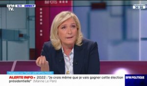 Marine Le Pen à propos d'Éric Zemmour: "Je ne vois pas la plus-value qu'il apporte à mon projet sur le plan de l'immigration"