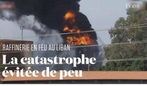 Les images de l'important incendie dans une raffinerie au Liban