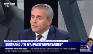 Xavier Bertrand: "Je n’ai pas d’adversaire dans ma famille politique"